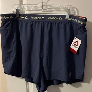Reebok Dark Blue Performance Shorts